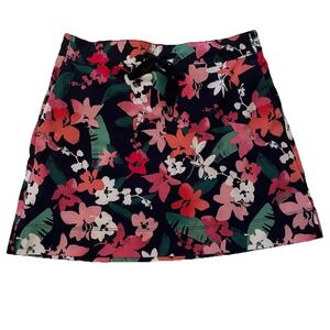 Speedo Women's Skort M Multicolor Floral Tropical Print Tennis Golf Pickleball